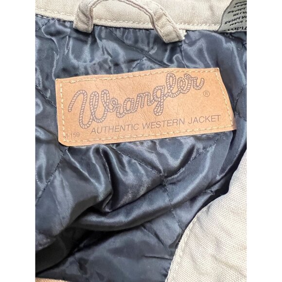 Wrangler Men's XXL  Mixed Canvas Chore Jacket in Chipmunk Beige - Picture 10 of 13